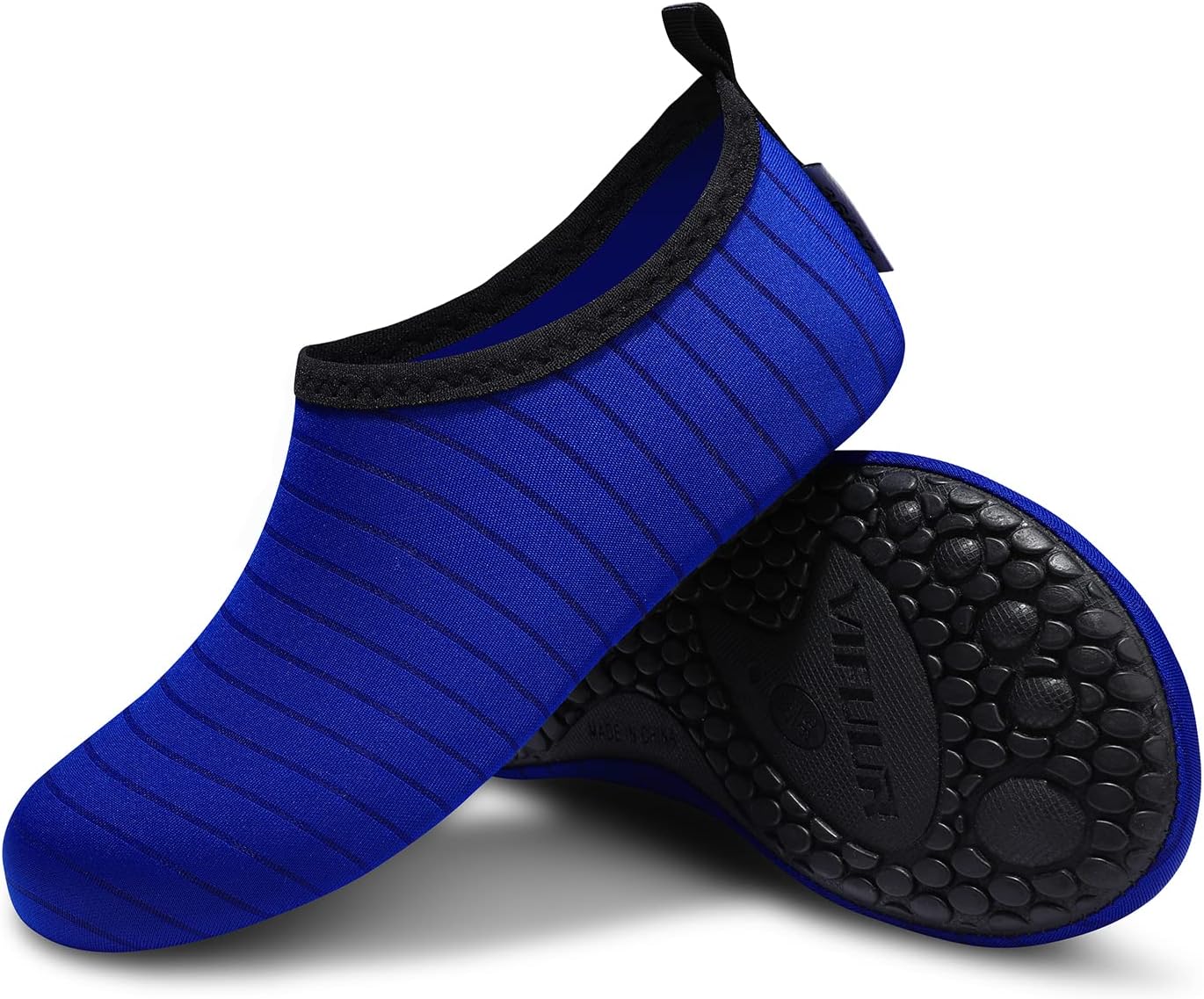 VIFUUR Water Shoes for Men Women Barefoot Quick Dry Aqua Socks Slip On | Lightweight, Breathable Upper, Flexible Sole, Drainage Design, Easy Slip-On Fit for Water Activities