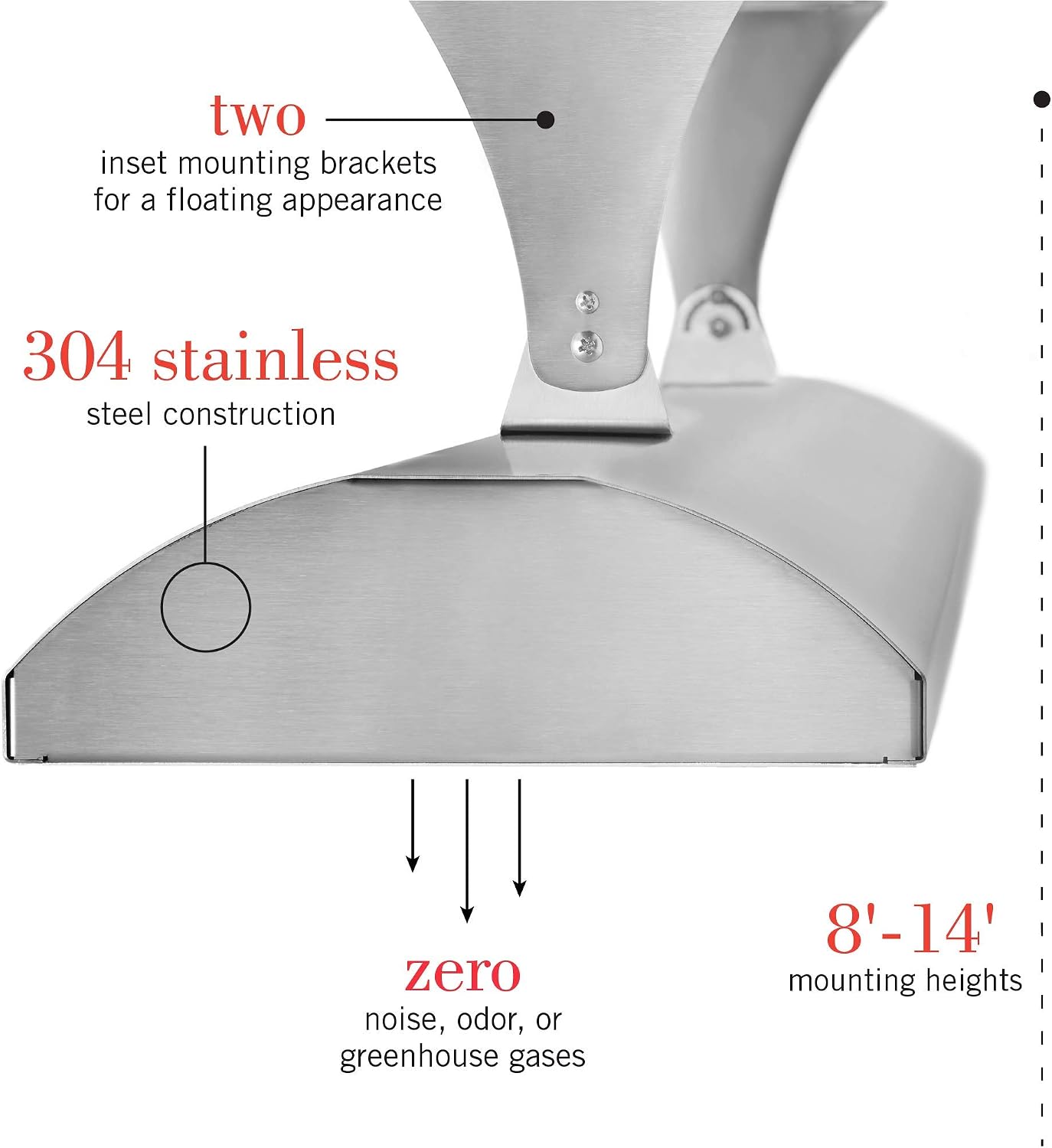 Infratech CD-6024 BL Stainless Steel 61.25” Dual Element Fixture 6000 Watt, 240 Volt, Black Finish
