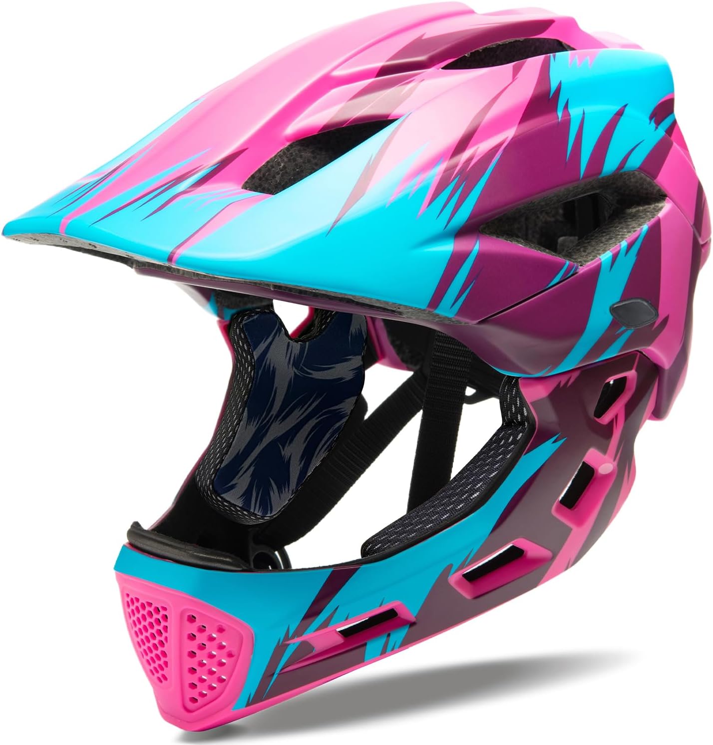 Toddler and Kids Full Face Bike Helmet Girl and Boy BMX