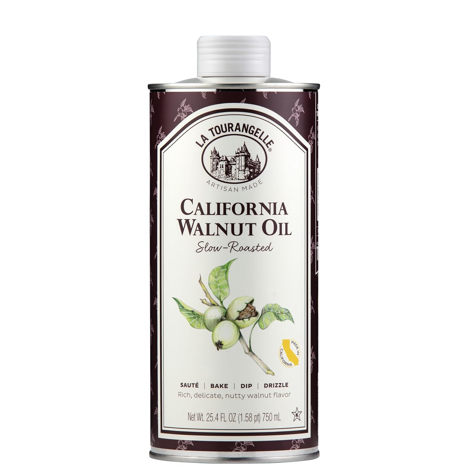 La Tourangelle Toasted Pumpkin Seed Oil, for Cooking, Dressings, 8.45 fl oz | Made Using Traditional Styrian Techniques, Great for Pastas and Spreads, Health and Beauty Oil, Gluten Free, Non-GMO