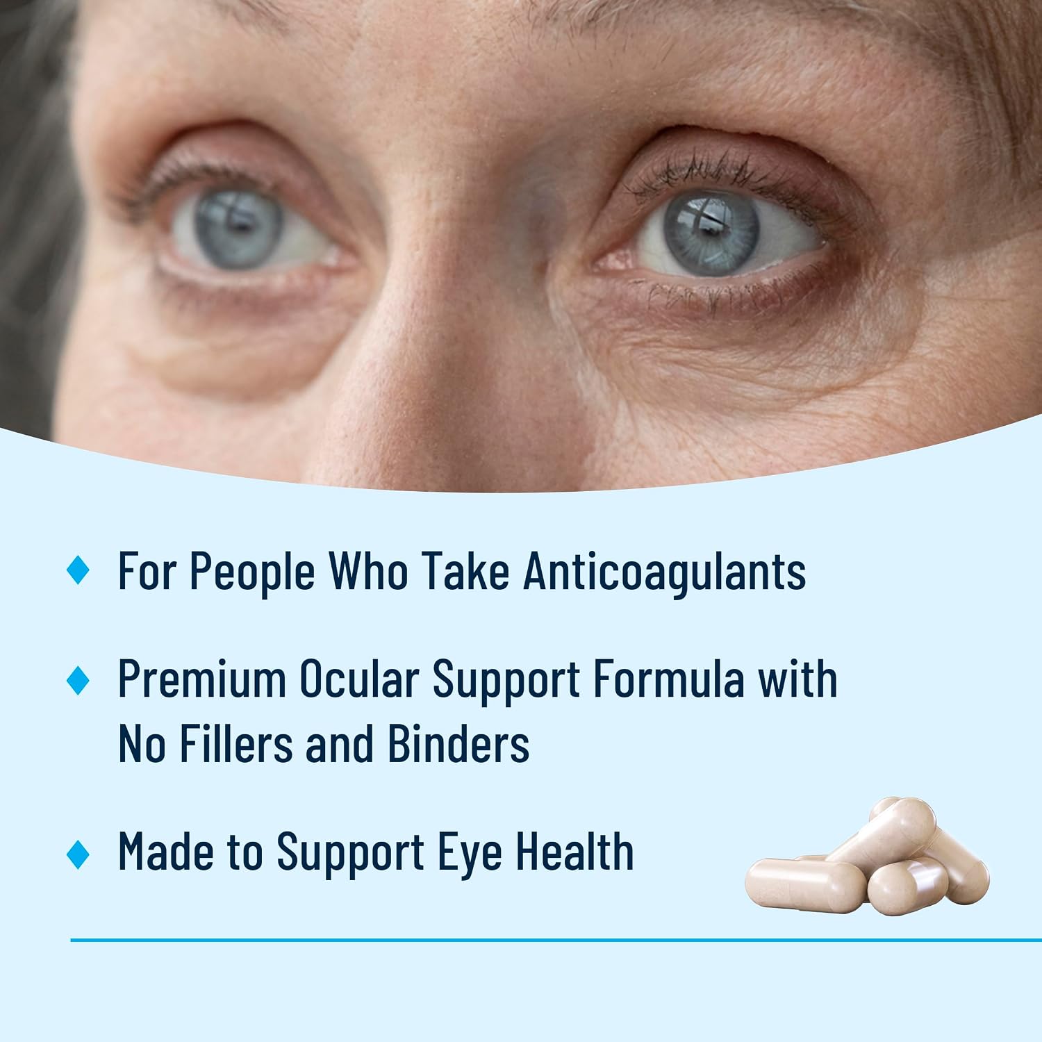 VisiVite AREDS 2 Eye Vitamins for Seniors Without Vitamin E