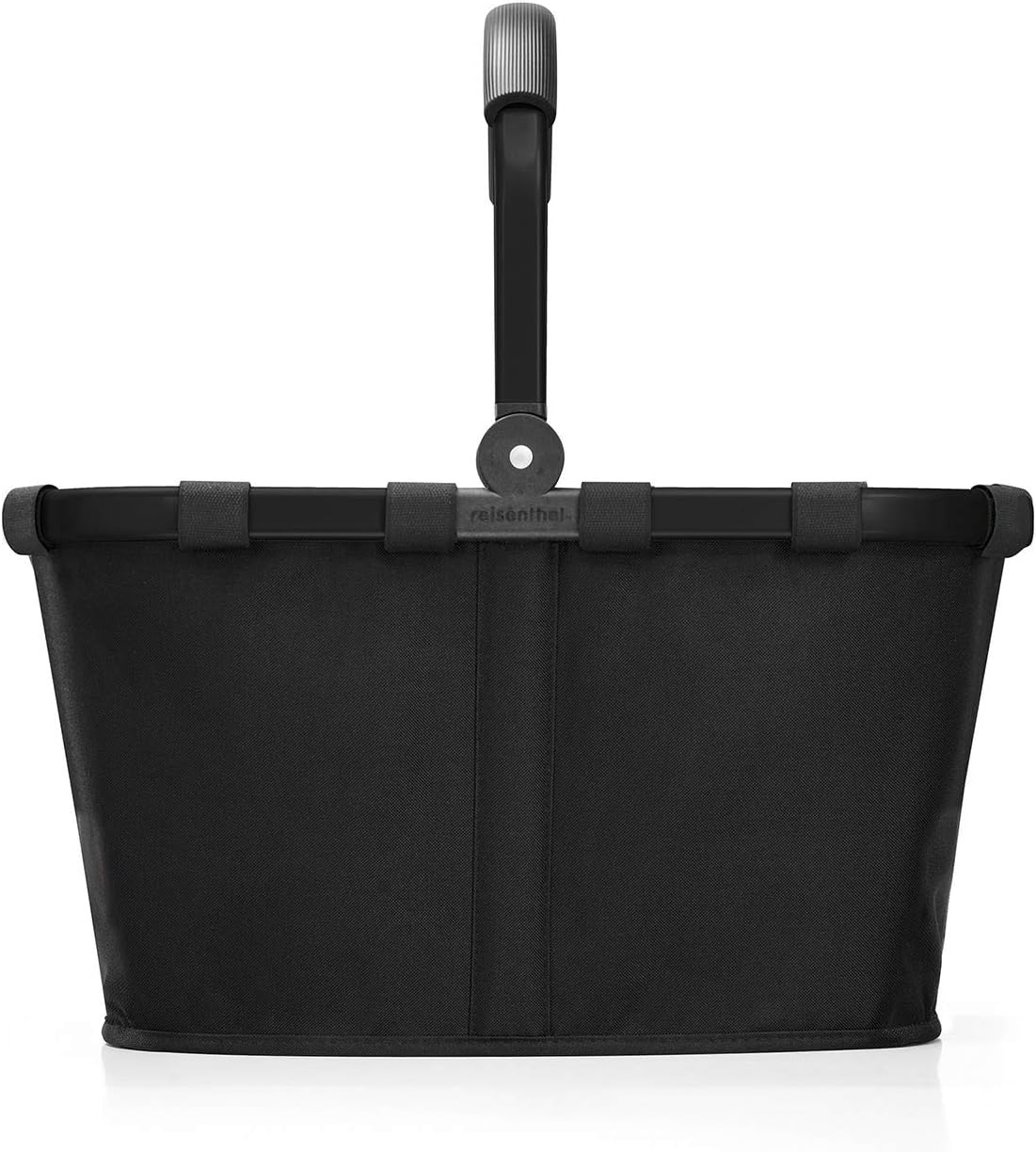 reisenthel carrybag frame black/black - Sturdy shopping basket with plenty of storage space and practical inner pocket - water-repellent