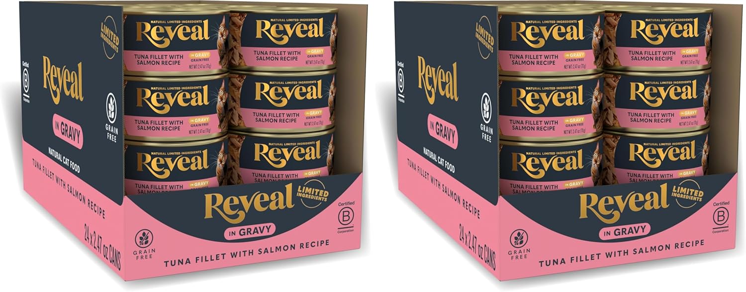 Reveal Tuna in Gravy Wet Cat Food 24-Pack 2.47 oz Cans