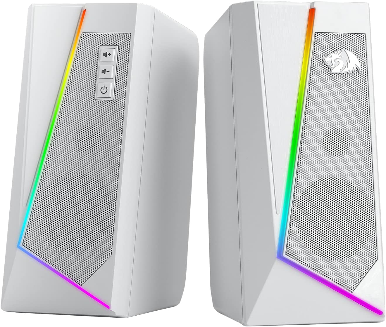 Redragon GS520 Wired 2.0 Channel Stereo Sound Desktop RGB Computer Speakers