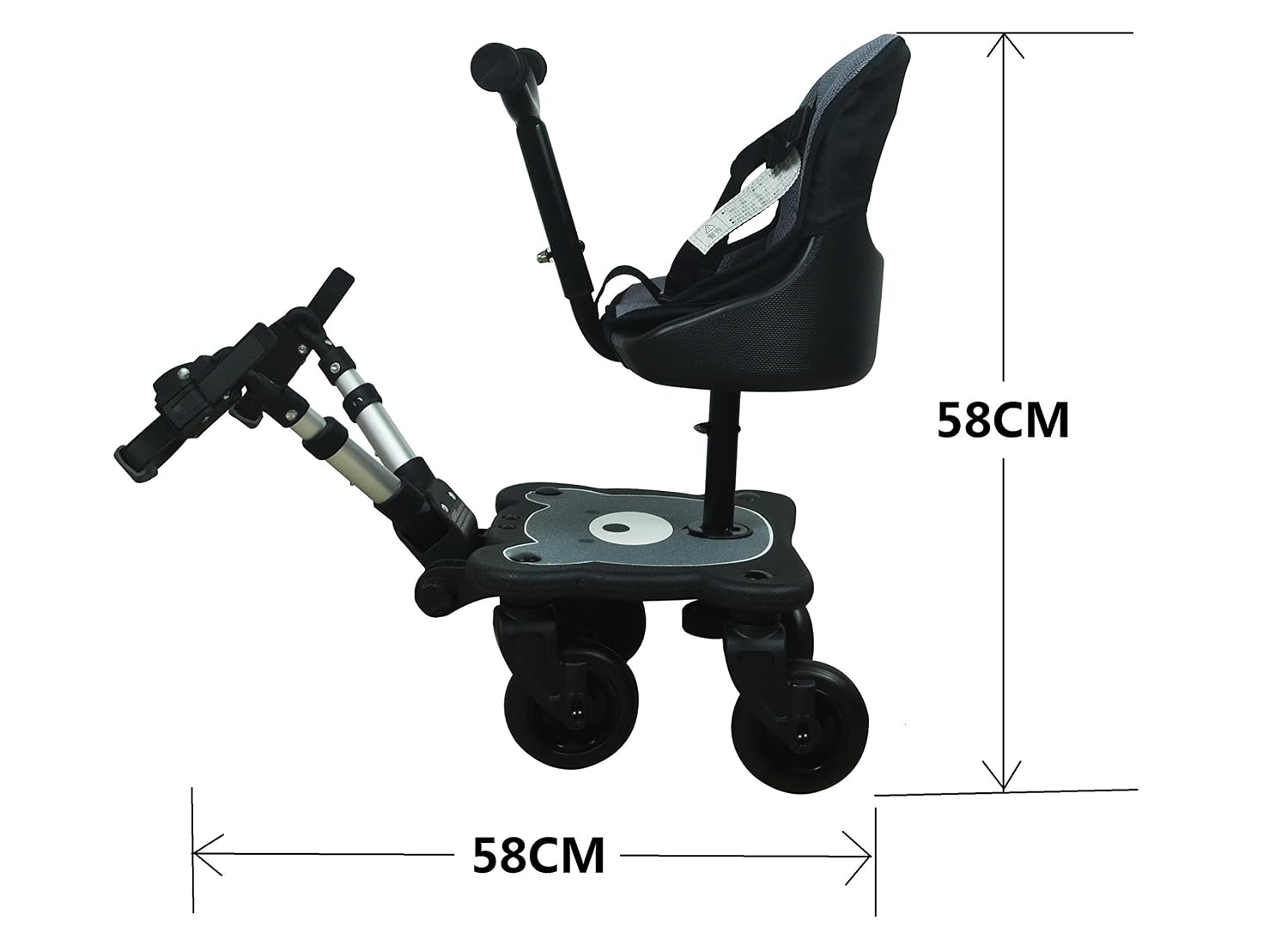 Englacha 2-in-1 Cozy 4-Wheel Rider