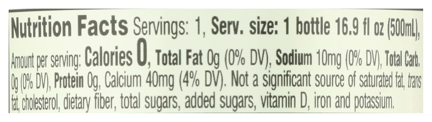 Whole Foods Market, Lemon Sparkling Mineral Water, 16.9 Fl Oz, 6 Count