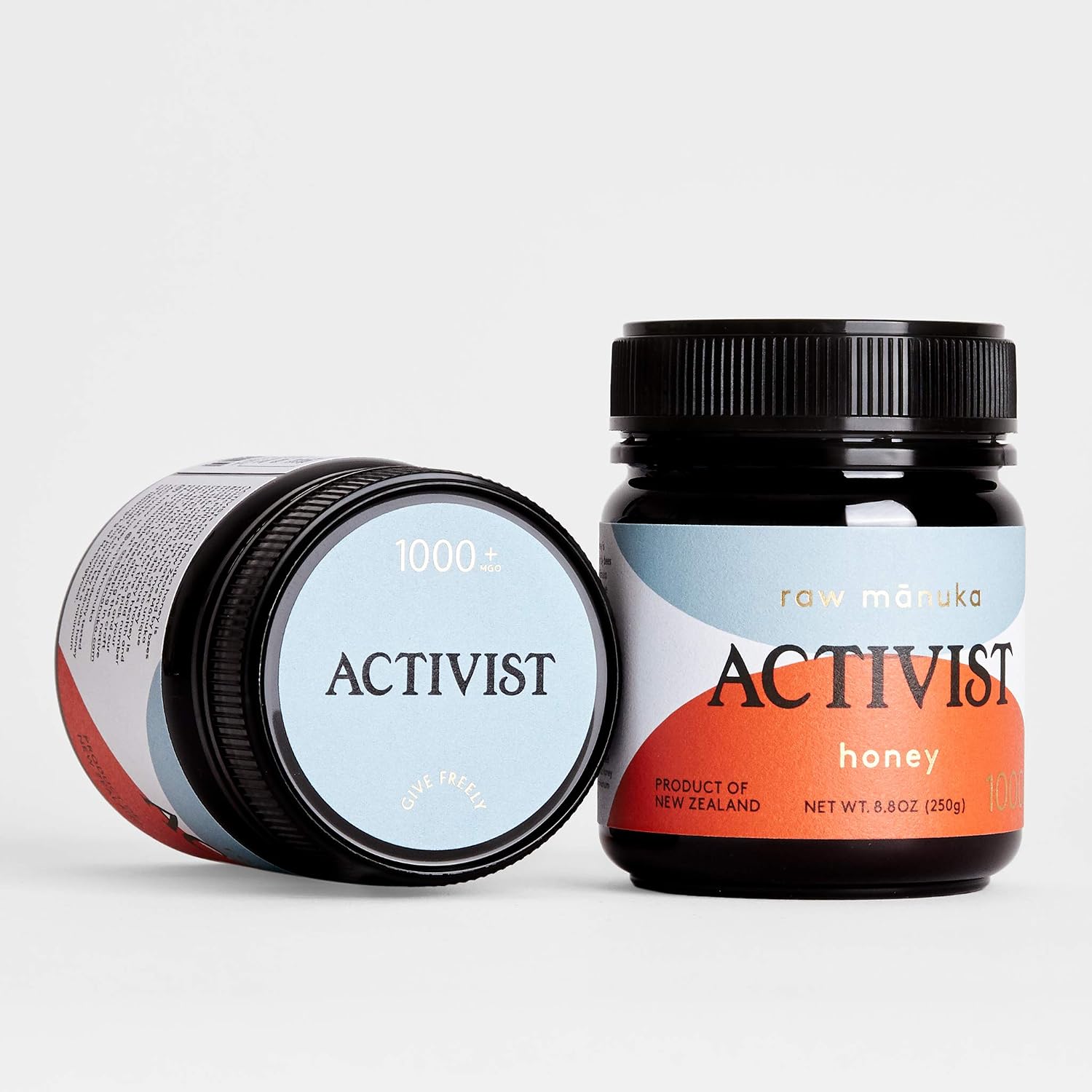 ACTIVIST - 1000+ MGO Raw Manuka Honey (8.8 oz| 250 g) | Hand-Produced in Small Batches | Mono-Floral Manuka Product of New Zealand | Certified