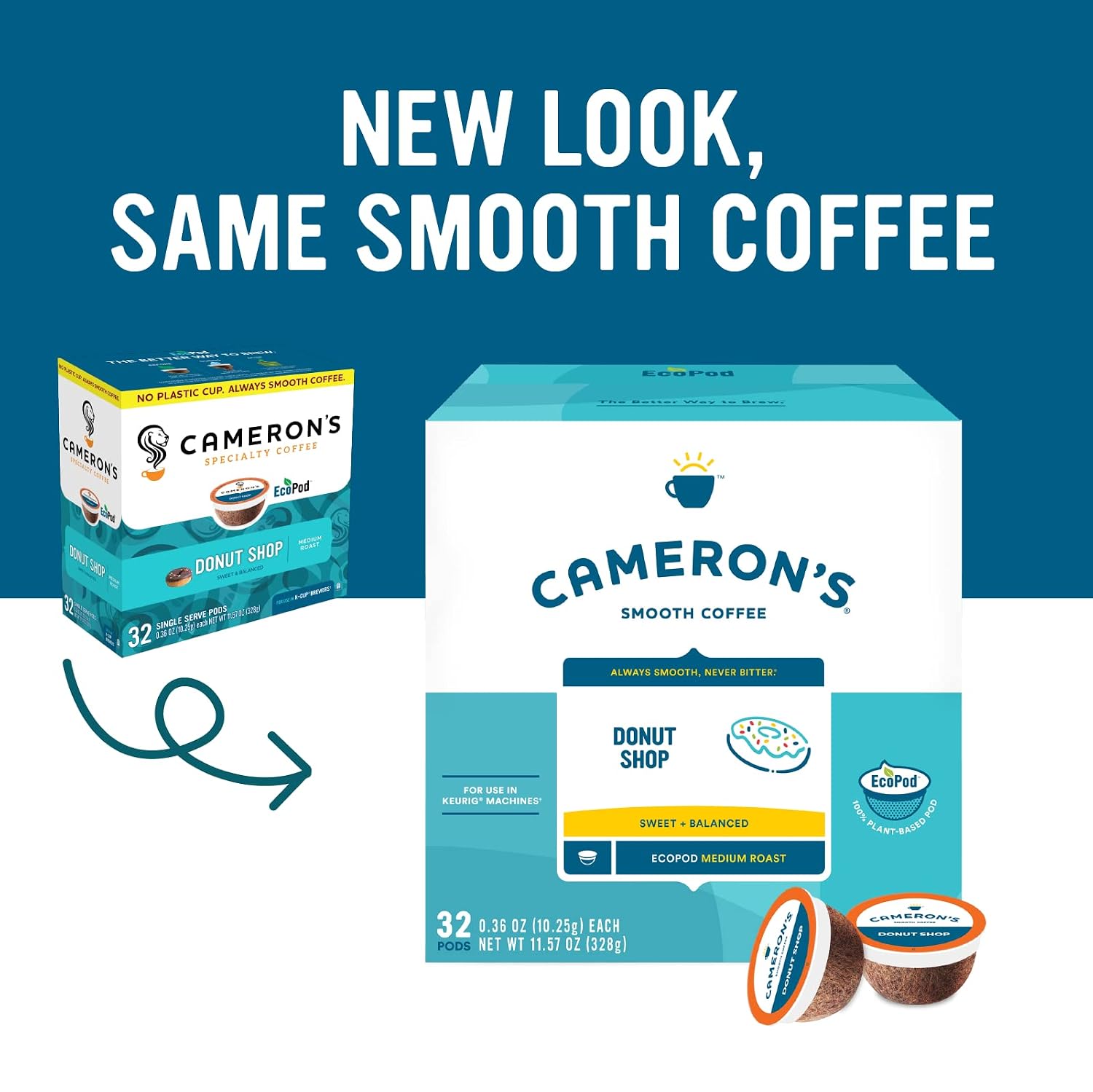 Cameron's Coffee Single Serve Pods, Jamaican Blend, 12 Count (Pack of 1)