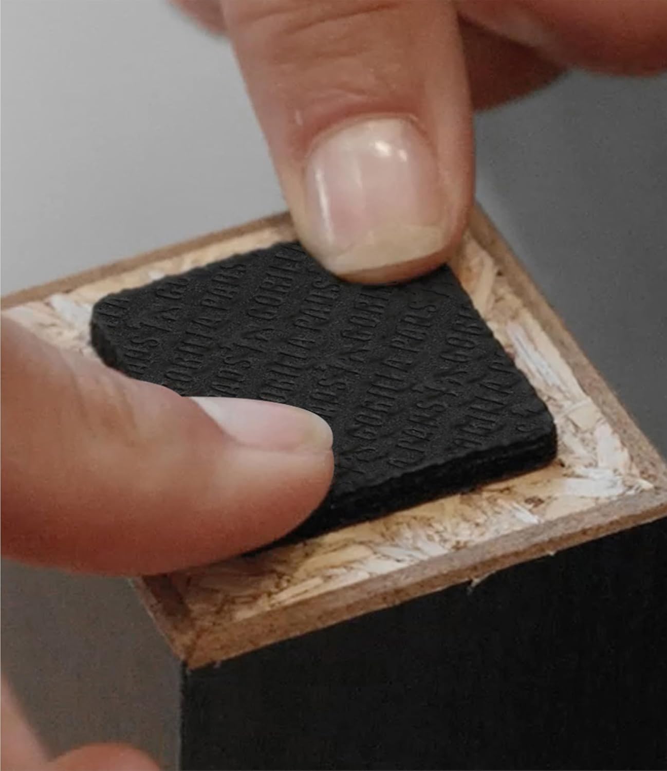 Slipstick GorillaPads CB149 Non-Slip Furniture Pads/Rubber Grippers (Set of 8) Self-Adhesive Furniture Feet Floor Protectors, 1-1/2 inch Round, Black