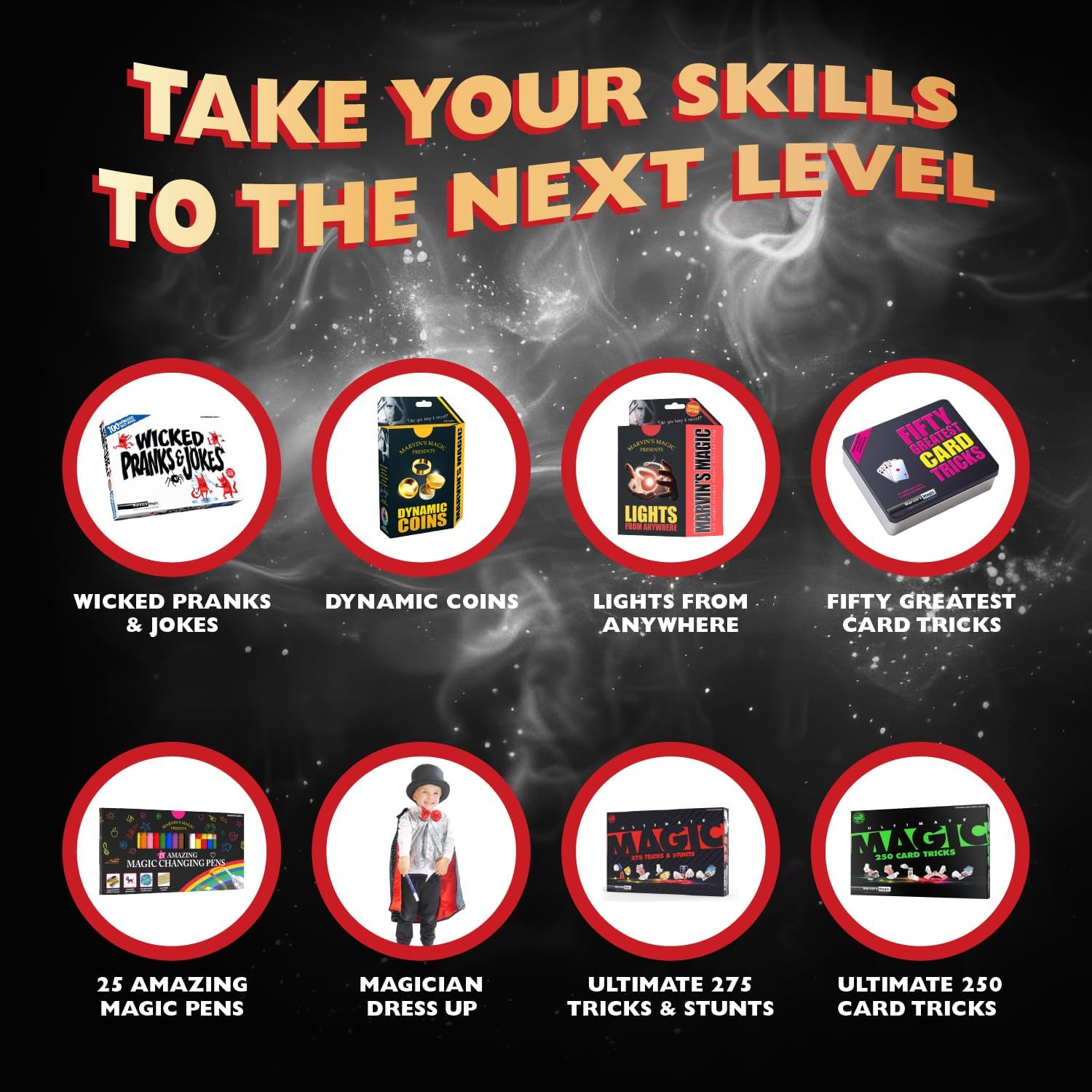 Marvin's Magic - Rubik's Amazing Box of Magic Illusions - Magic Set for Kids, Rubik's Set - Tricks for Children