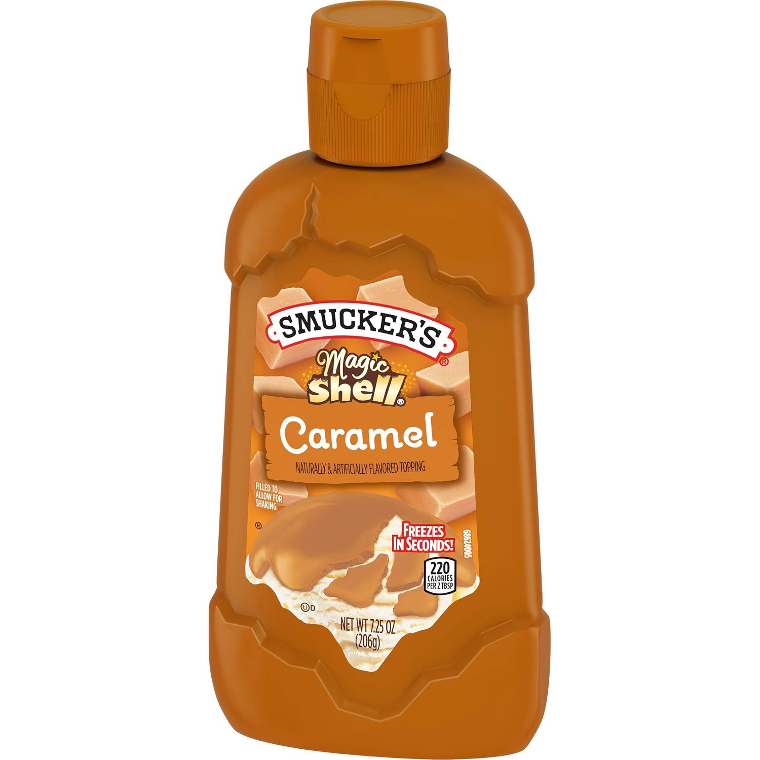Smucker's Magic Shell Caramel Flavored Topping, 7.25 Ounces