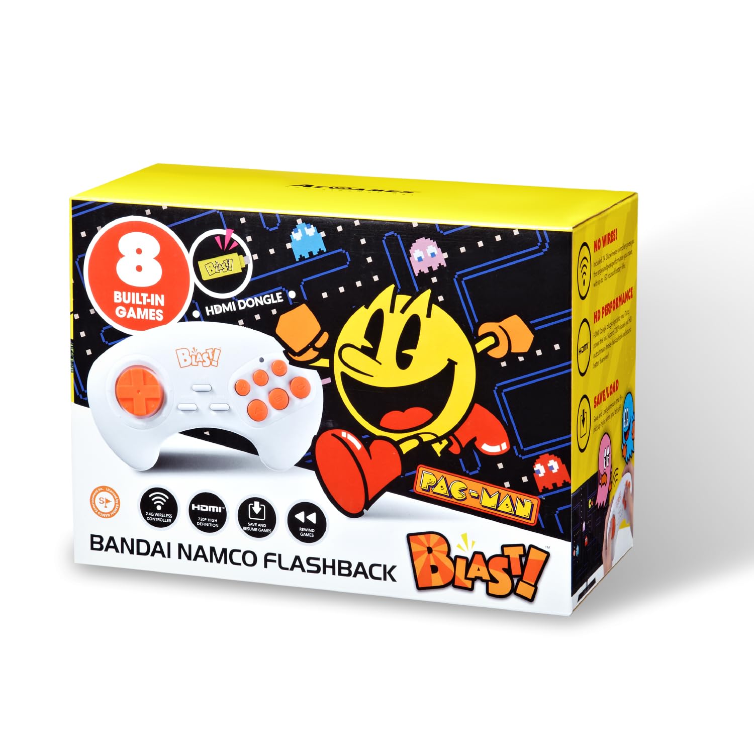 Bandai Namco Flashback Blast! comes with an HDMI dongle
