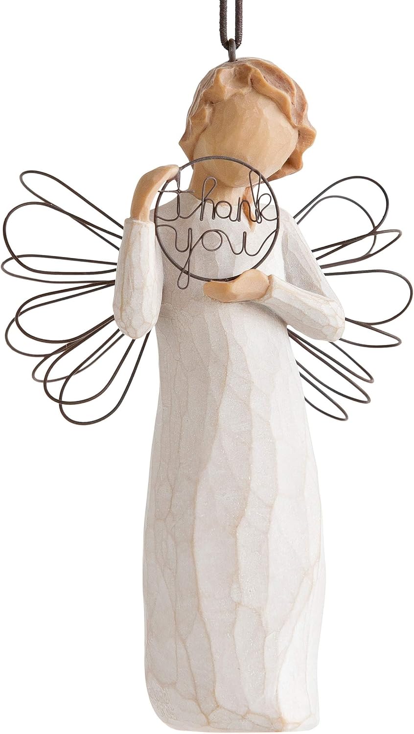 Willow Tree Lots of Love Ornament, Sculpted Hand-Painted Figure | Celebrating Friendship and Sentiment, Cast from a Susan Lordi Original Carving, Cast Resin Keepsake, Ready to Hang