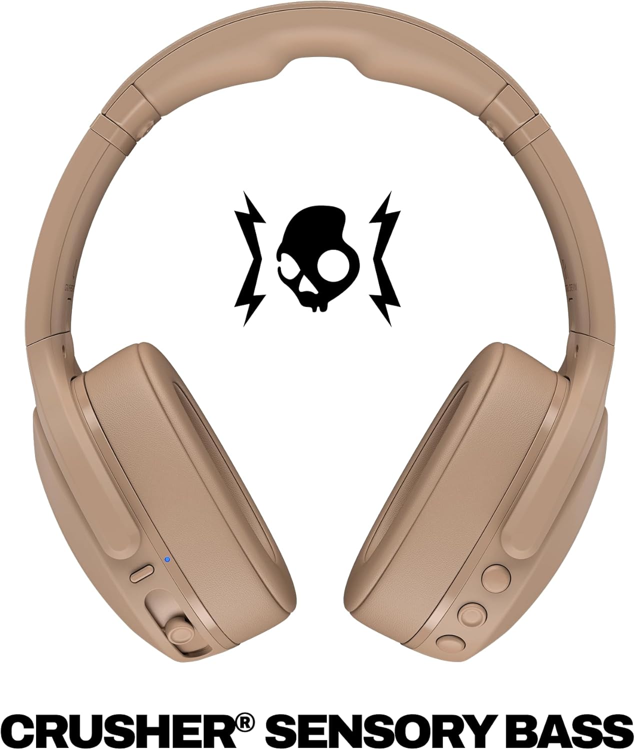 Skullcandy Crusher Evo Wireless Multi-Sensory Bass Headphones - True Black