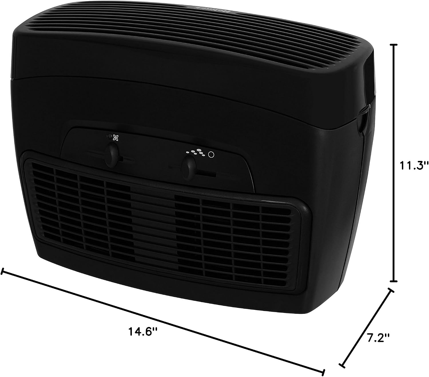 Holmes Desktop HEPA Type Air Purifier with Optional Ionizer | Small Air Purifier | Air Cleaner Purifier (HAP242B-U)