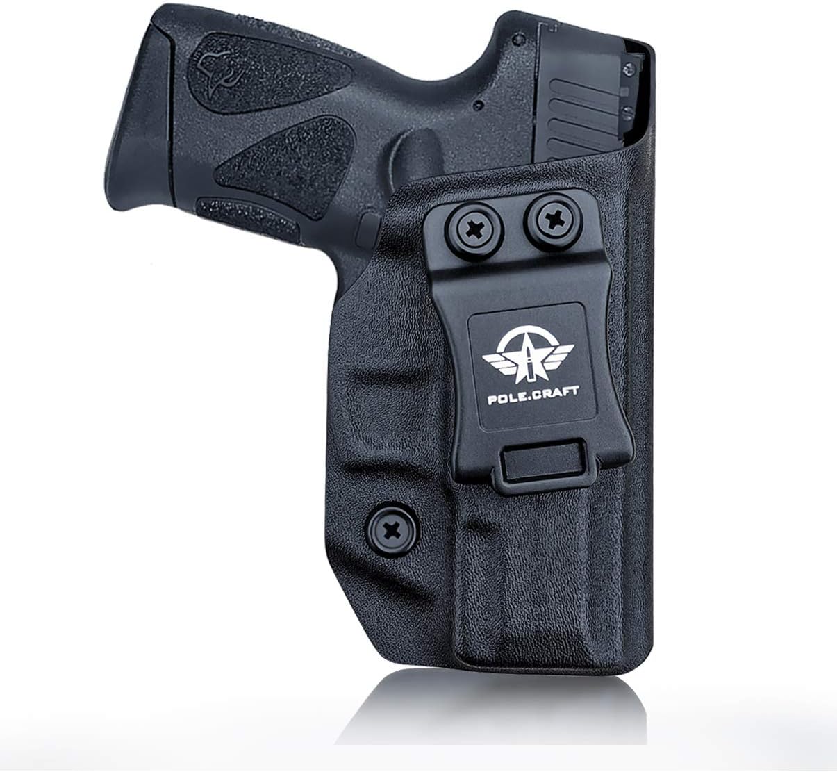 Taurus G2C Holster IWB Kydex for Taurus G2C 9mm & Millennium PT111 G2 / PT140 Pistol - Inside Waistband - Adj. Cant Retention - Cover Mag-Buttom
