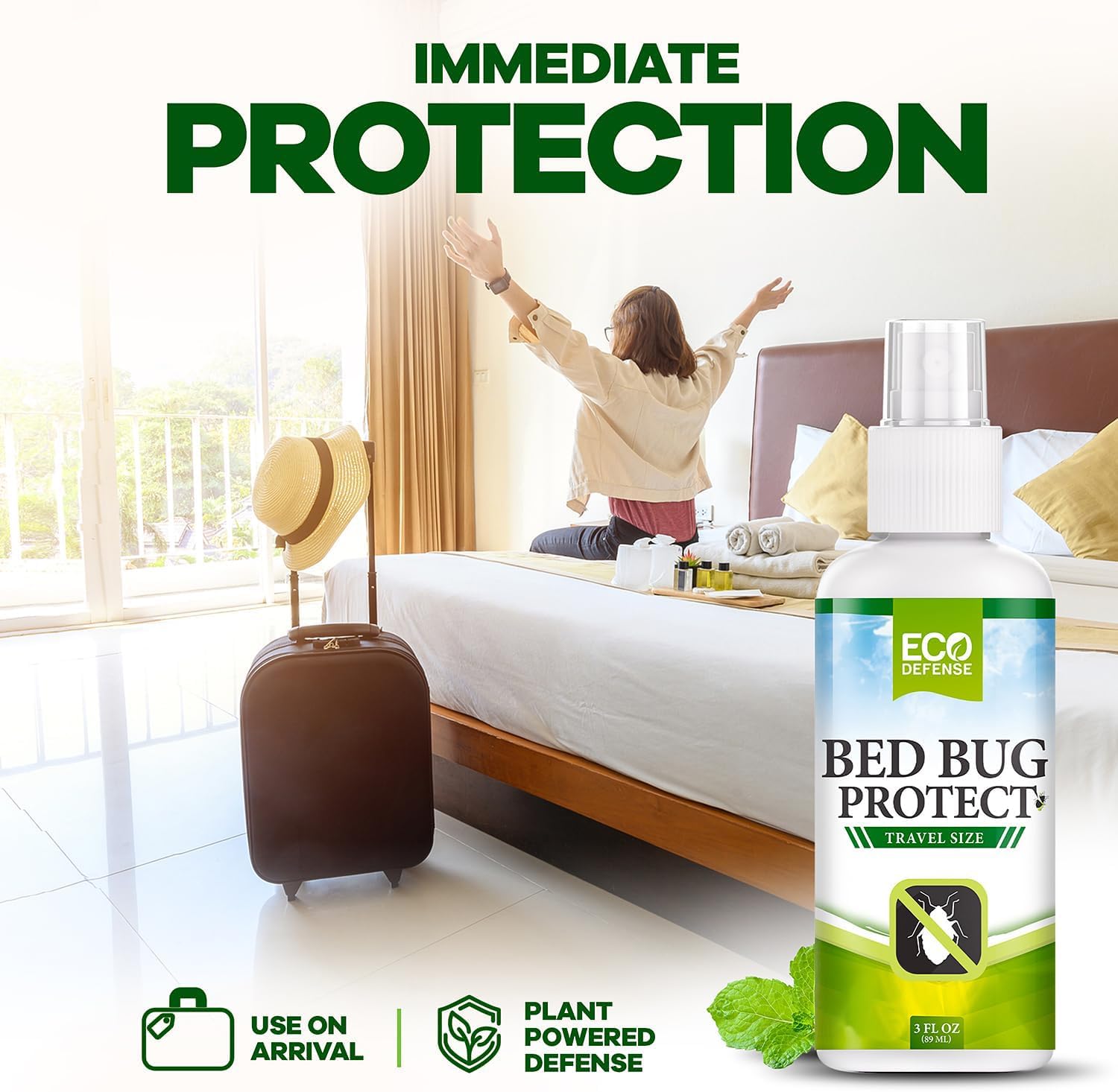 Bed Bug Killer - Bed Bug Spray & Dust Mite Spray - Natural Treatment - 16 Oz