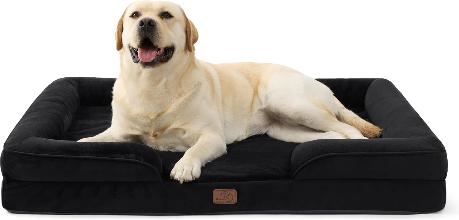 Bedsure Orthopedic Dog Beds Large Sized Dog with Removable Washable Cover