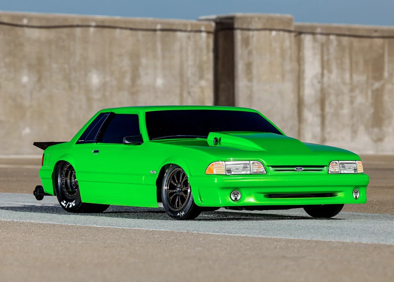 5.0 Mustang Fox Body for Drag Slash: Green: 9421G