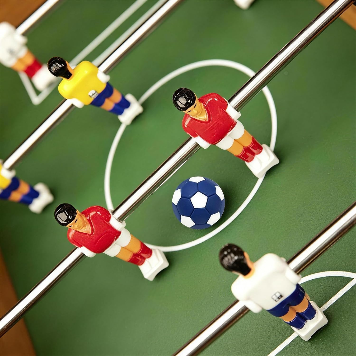OuMuaMua Foosball Table Soccer Balls for Tabletop Game | 9pcs, 1.42inch, multicolor, accessory replacements, for soccer game day, family gathering