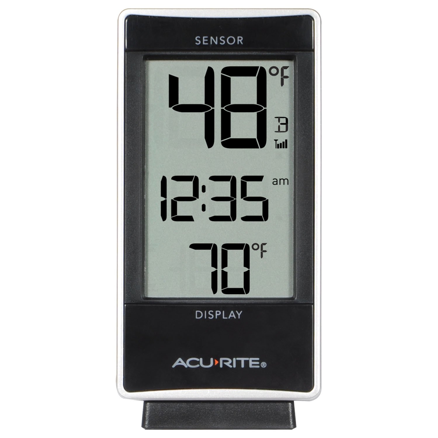 AcuRite 02059M Digital Thermometer with Indoor and Outdoor Temperature,White