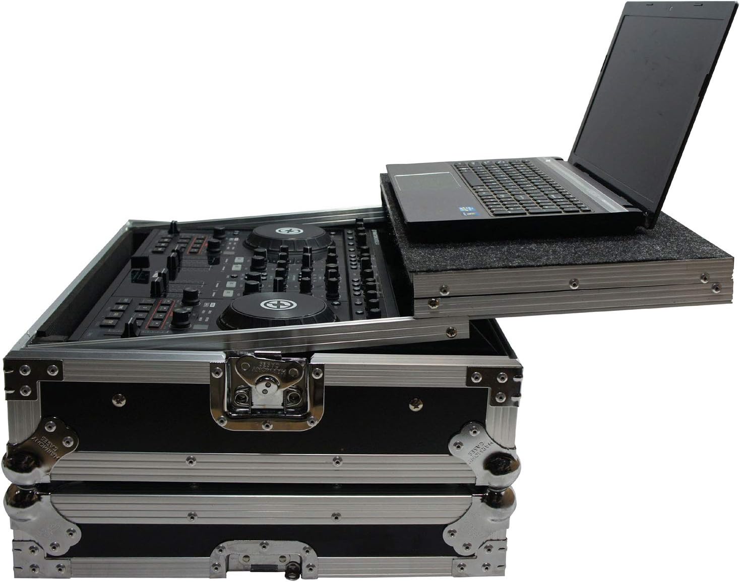 Flight Case Fits Numark Mixtrack Pro with Laptop Stand - Harmony Cases