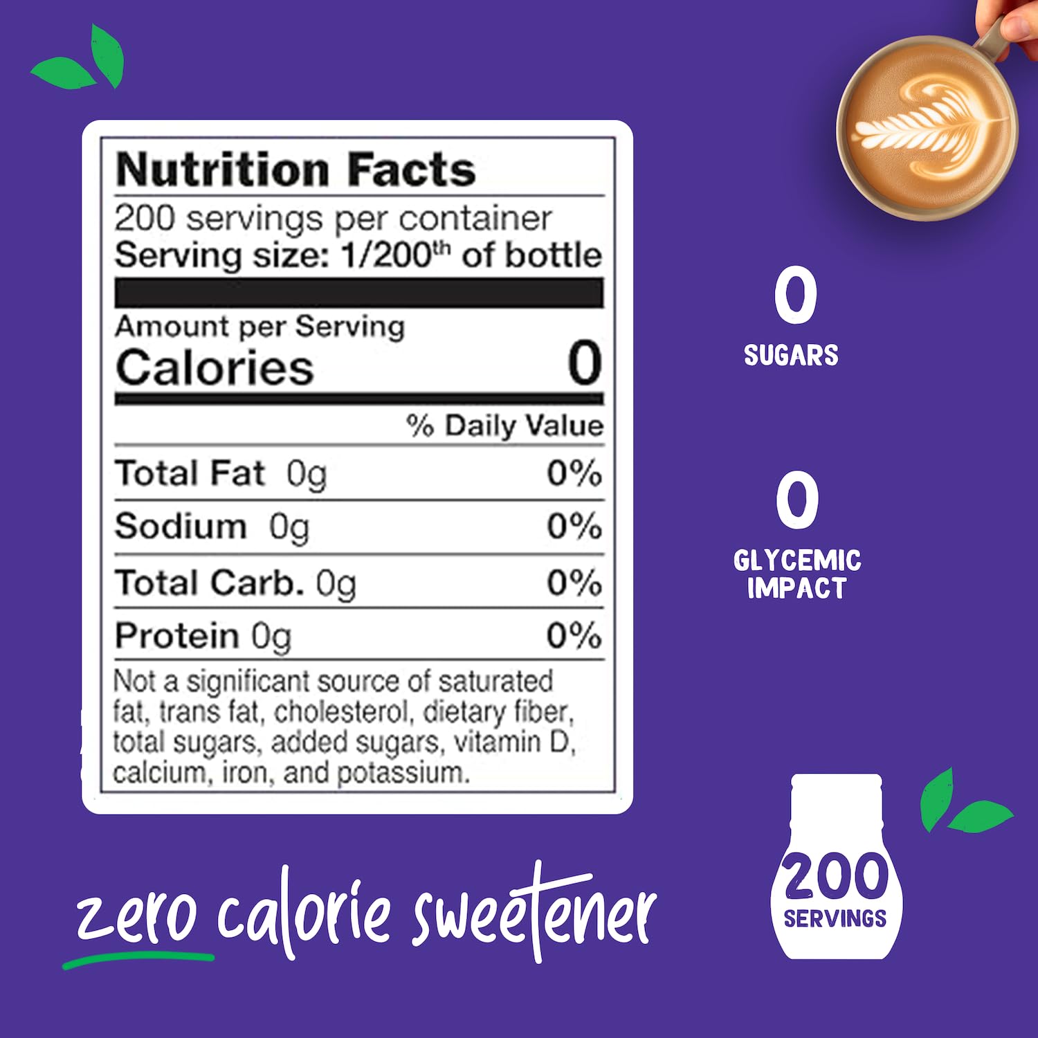 Pyure Liquid Stevia Extract | Zero Calorie Sugar-Free Sweetener, 1.8 Oz | Organic liquid stevia extract for coffee, tea, drinks, keto, diabetic, vegan, zero calorie, sugar-free, and low carb diets