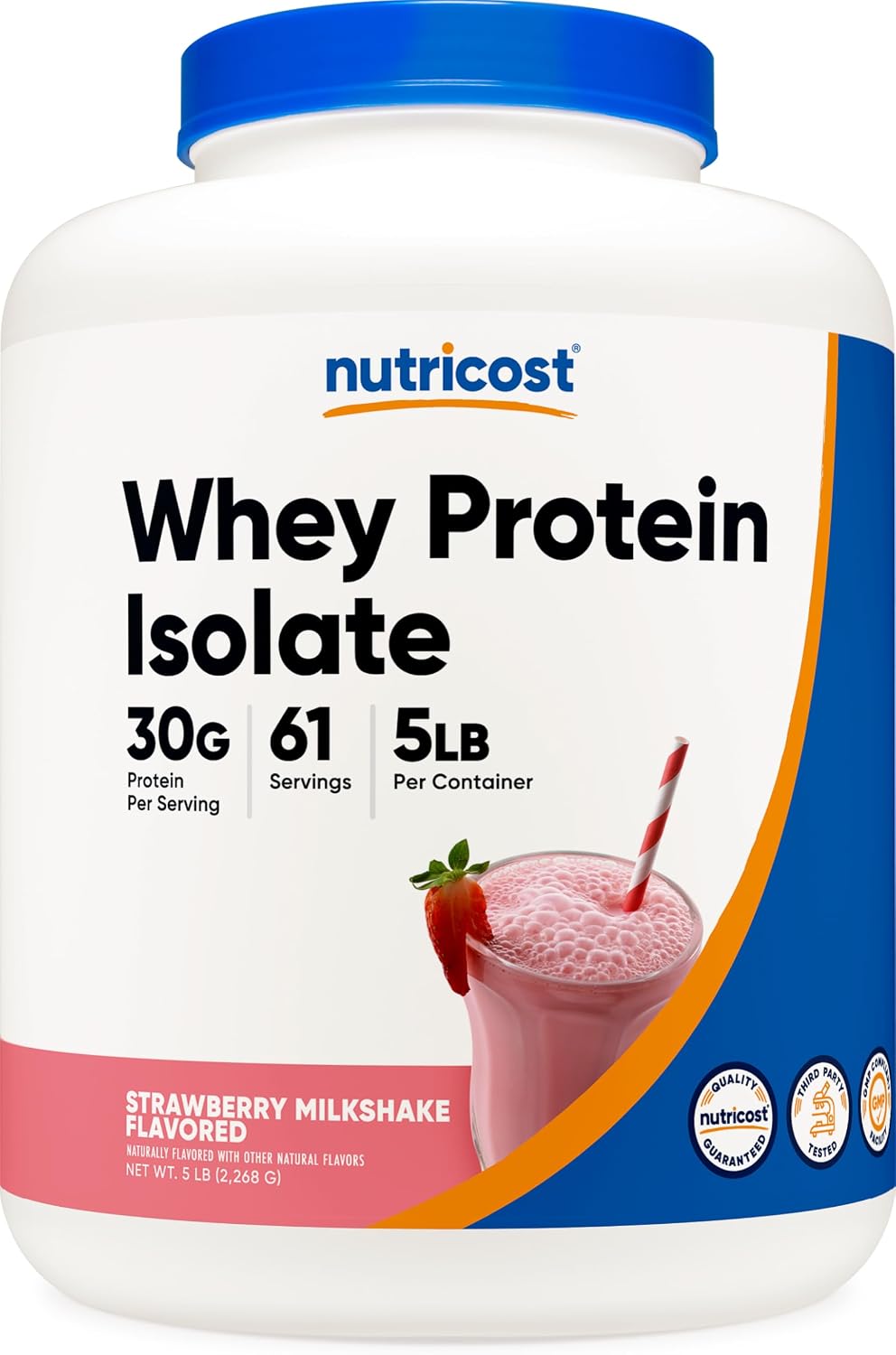 Nutricost Whey Protein Isolate Powder (Vanilla) 2LBS
