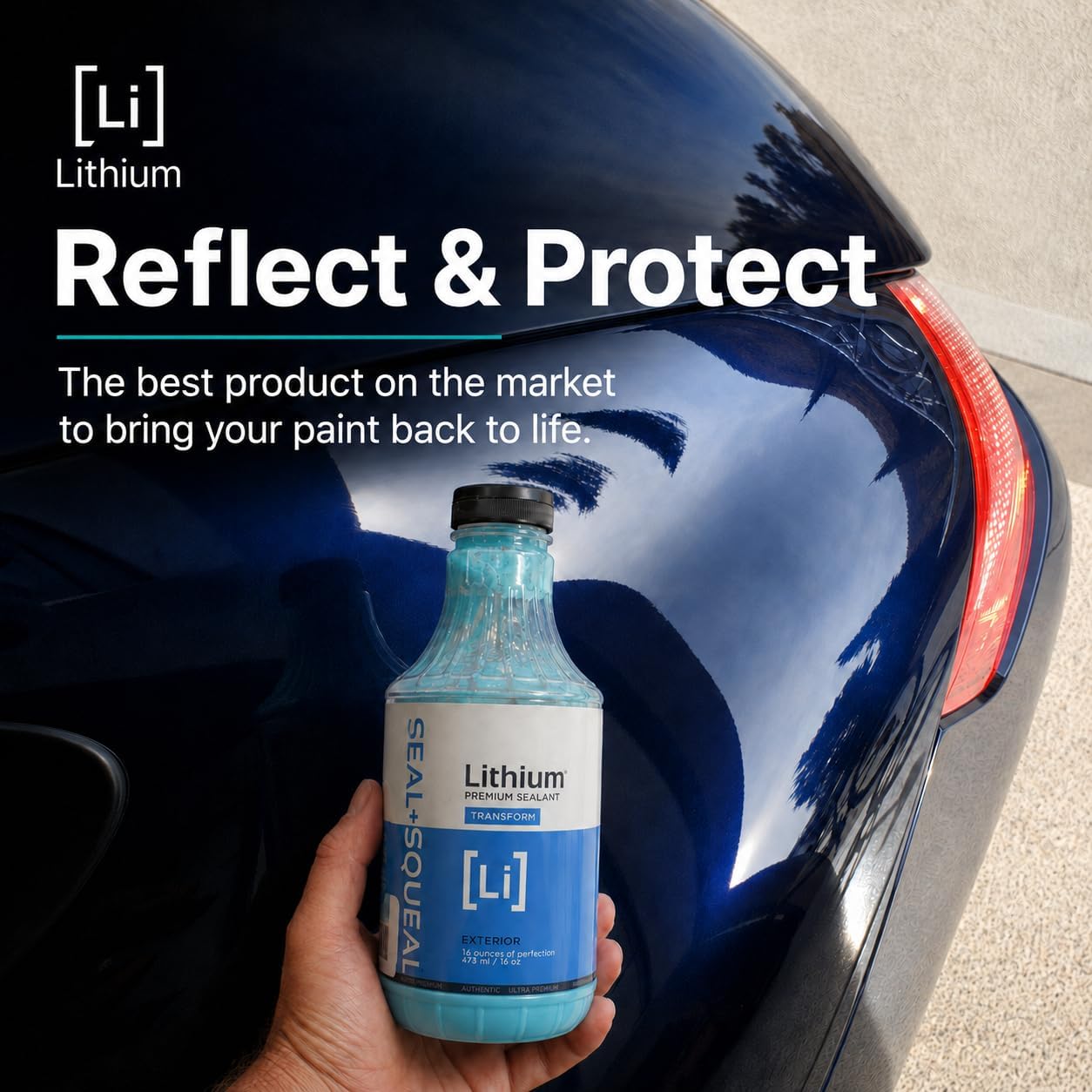 Lithium Seal and Squeal Car Paint Restorer