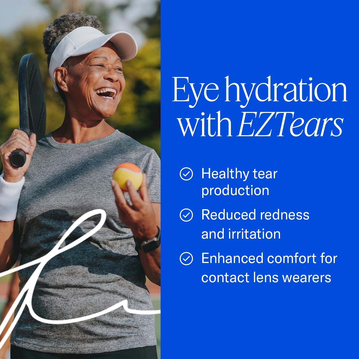 EyePromise EZ Tears Eye Vitamin - 60 Softgels, 30-Day Supply | Eye Supplements for Occasional Dryness & Irritation with Omega 3