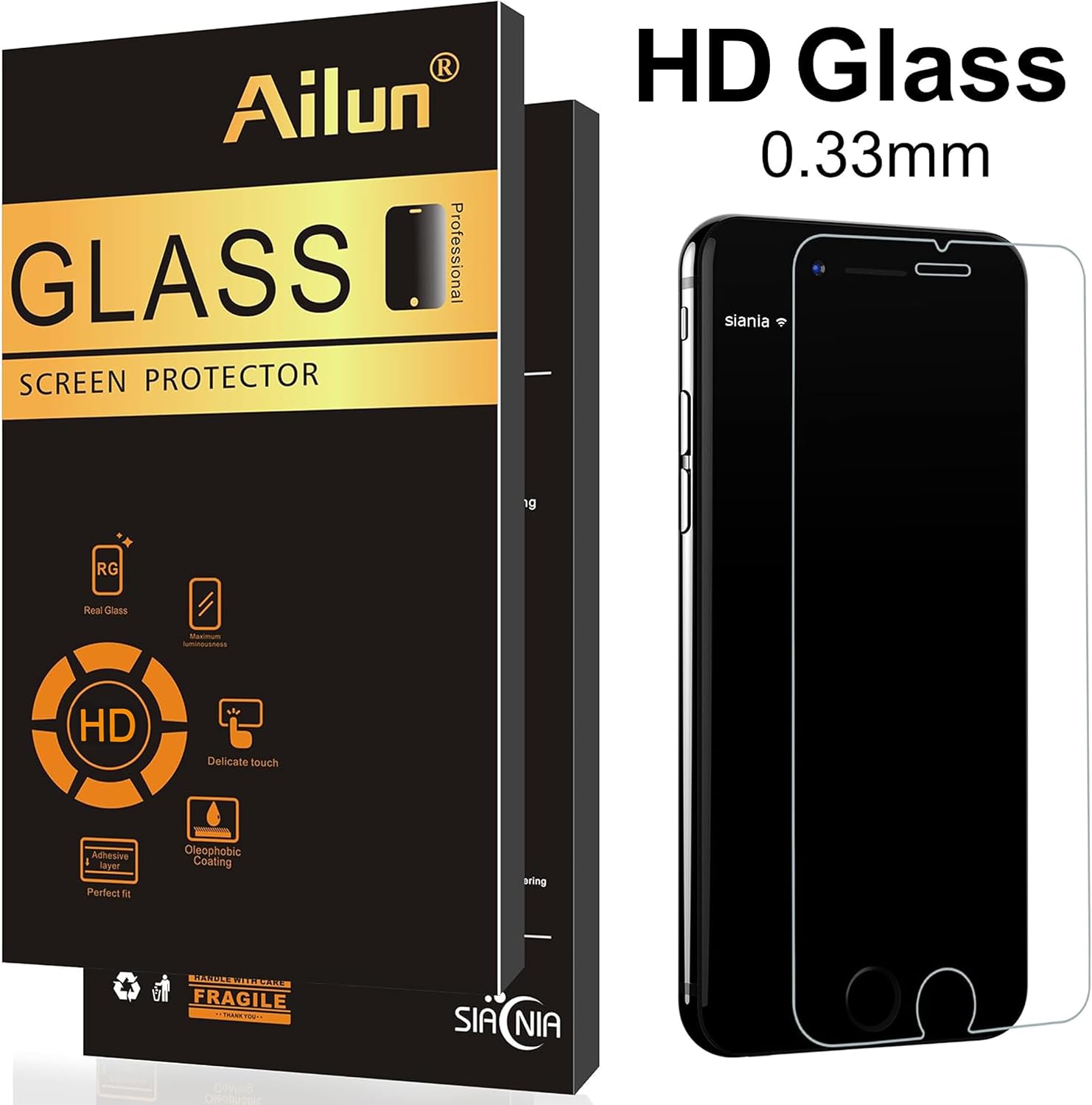 Ailun 3 Pack Screen Protector for iPhone 12 Mini 2020
