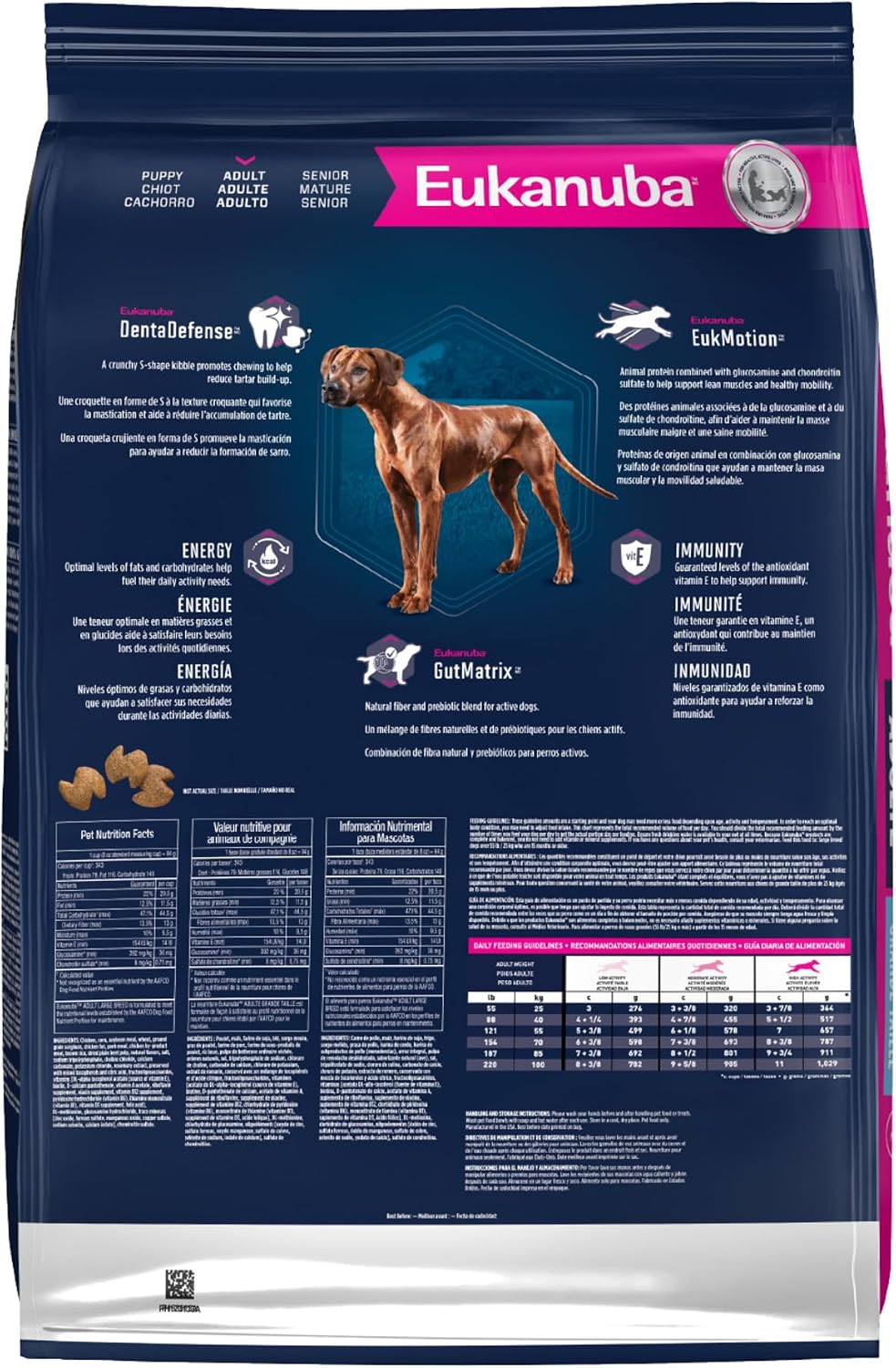 Eukanuba Adult Large Breed Dry Dog Food, 35 lb Bag