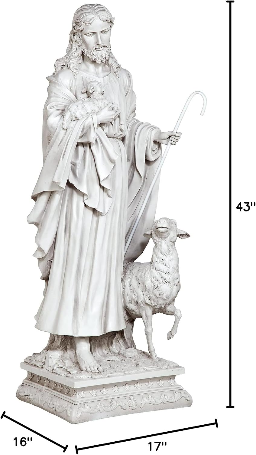 Design Toscano Anne with Young Mother Mary Holy Religious Garden Statue, 12 inches wide, 21 inches tall, Cast Stone Resin, Antique Stone Finish