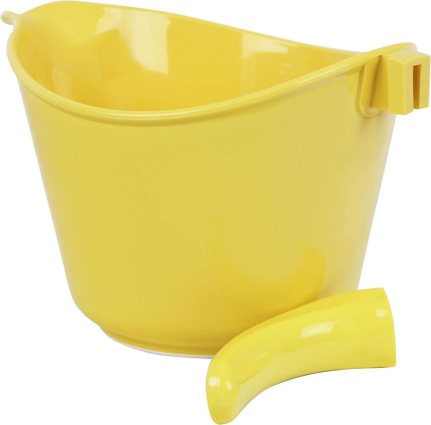 Reston Lloyd, Batter Bowl With Pour Spout, Non-Slip Base, Erogonomic Space Saving Detachable Handle, 2 QT Heavy Duty BPA-Free Microwave & Dishwasher Safe, Plum