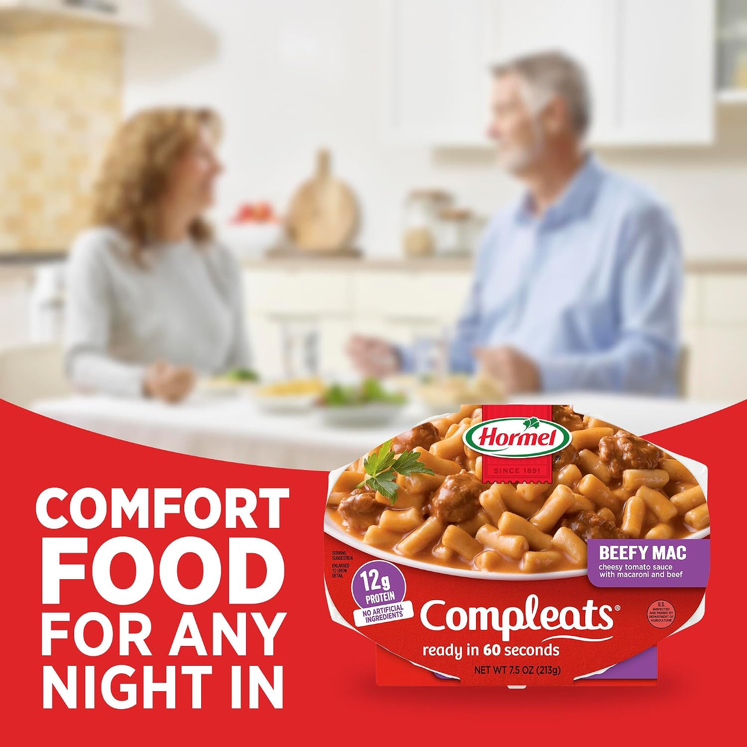 HORMEL COMPLEATS Chicken Alfredo Microwave Tray, 10 oz. (6 Pack)