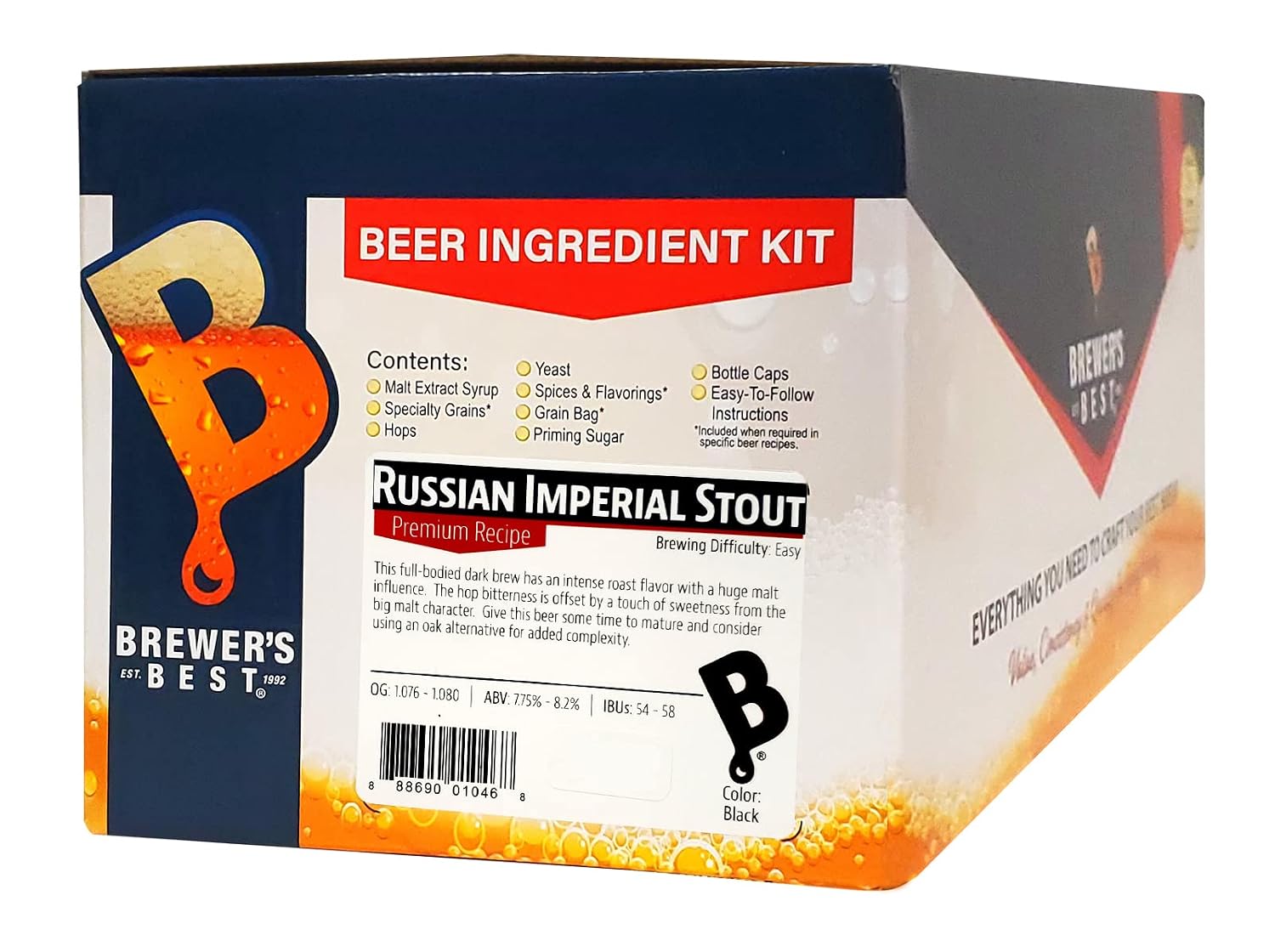 Russian Imperial Stout Homebrew Beer Ingredient Kit