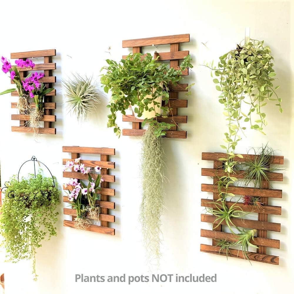 ShopLaLa Wall Planter (60cm, 2 Pack) Hanging Planters for Indoor Plants
