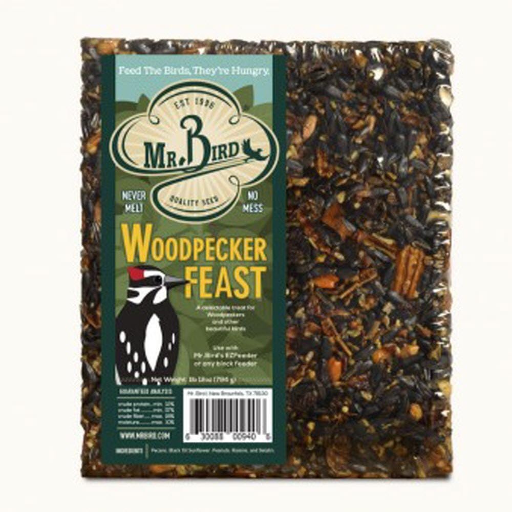 12-Pack of Mr. Bird Woodpecker Feast Large Wild Bird Seed Block 1 lb. 12 oz.