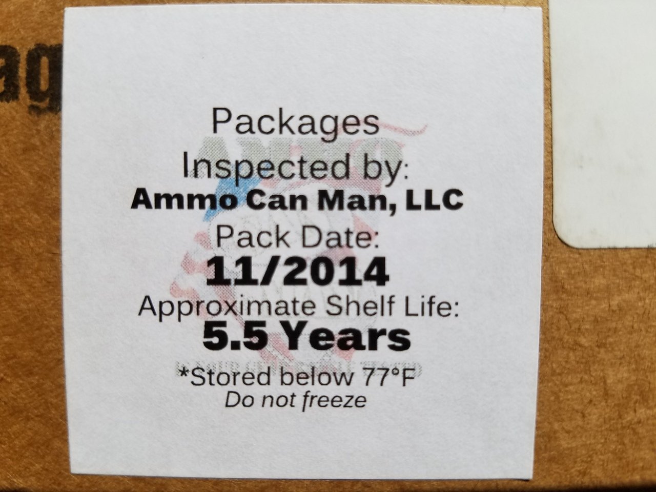 Ammo Can Man Genuine Military MRE Case - Inspection 11/2017+, Case A | MRE Case - Genuine Military Surplus, Ammo Can Man Inspected, Complete Meals