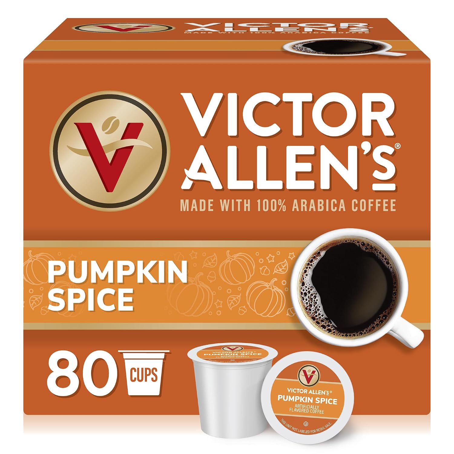 Victor Allen's Coffee Hazelnut Flavored, Medium Roast, 1 Pack - 12 Count, Single Serve Coffee Pods for Keurig K-Cup Brewers
