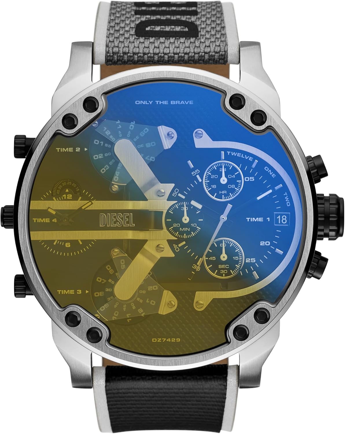 Diesel Mr. Daddy 2.0 Men's Watch, Stainless Steel Chronograph Sports Watch for Men