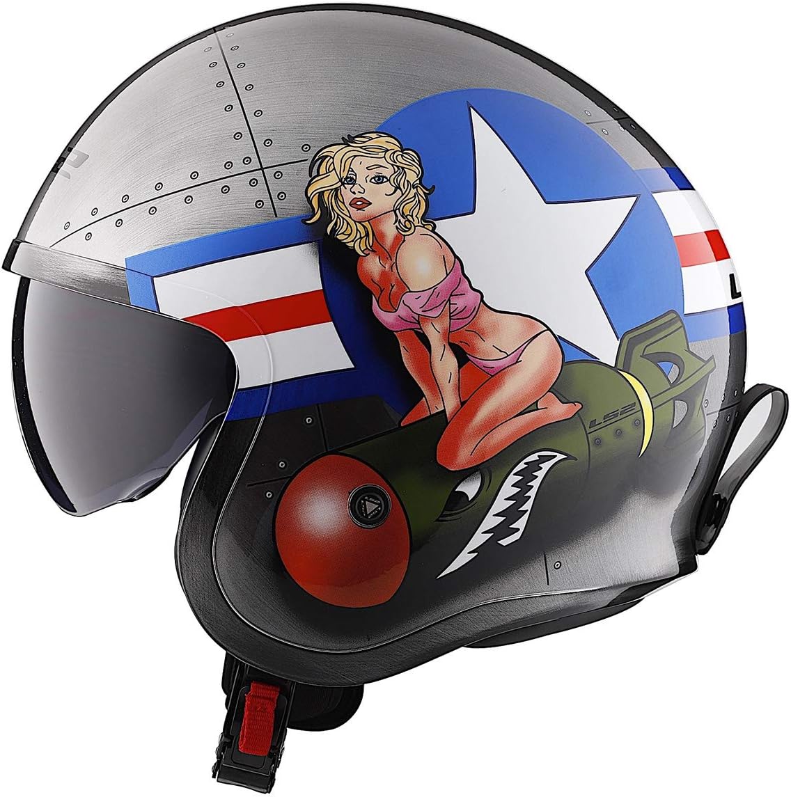 LS2 Helmets Open Face Spitfire Helmet