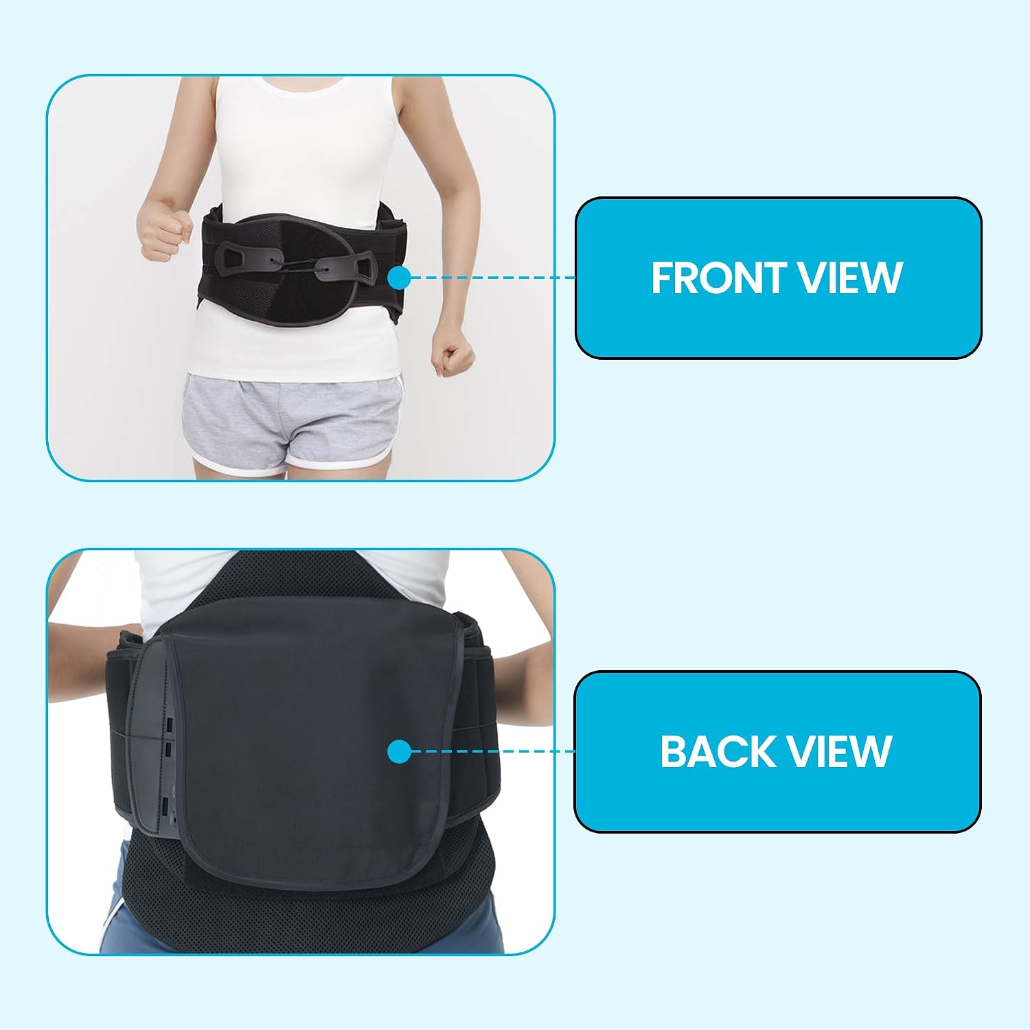 Comfyorthopedic LSO Back Brace for Lower Back Pain for Women & Men for Herniated Disc, Scoliosis, Post Surgery, Spine Fractures