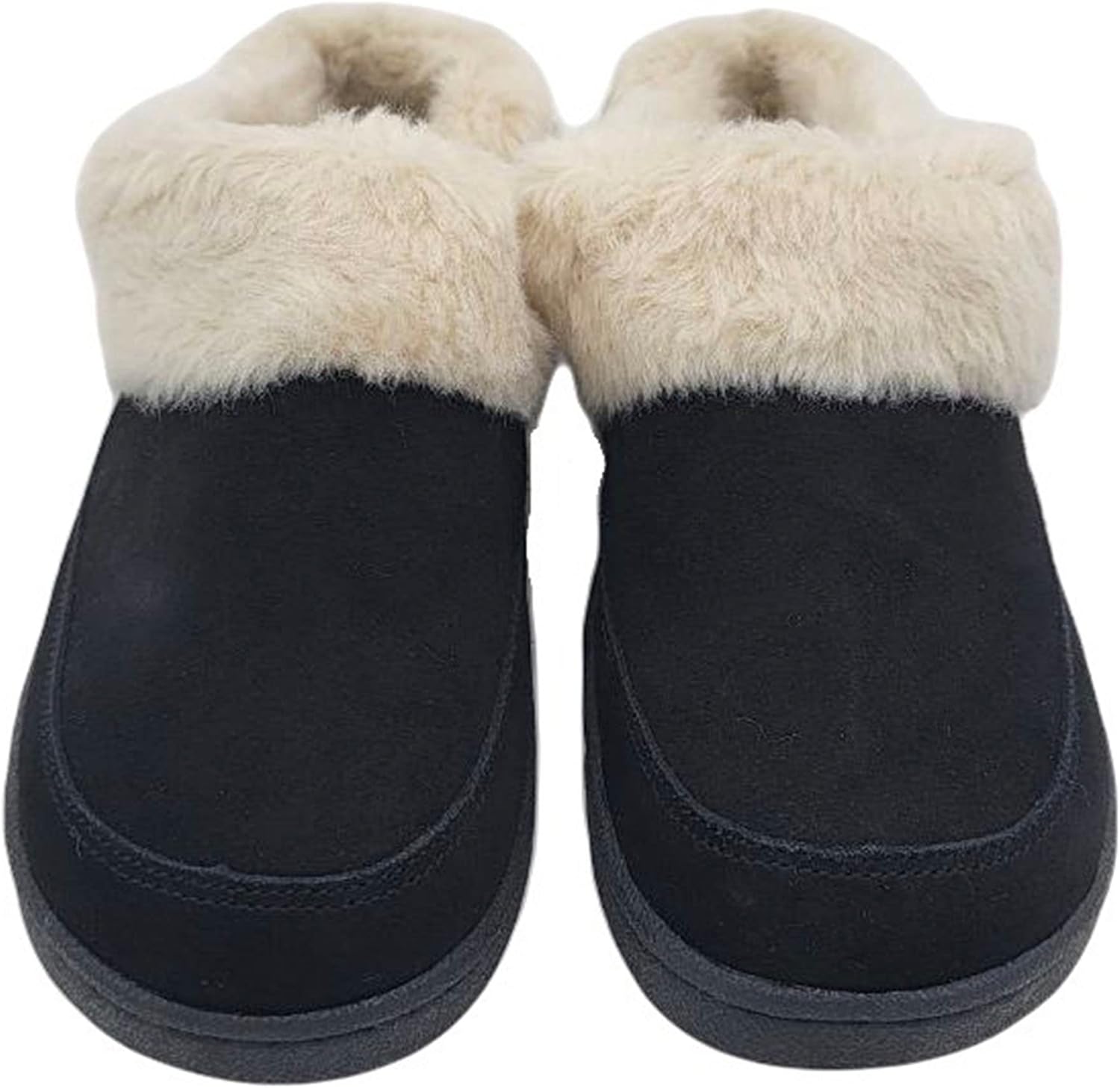 Clarks Womens Faux Fur Lined Clog Slippers Warm Cozy Indoor Outdoor Plush Slipper for Women