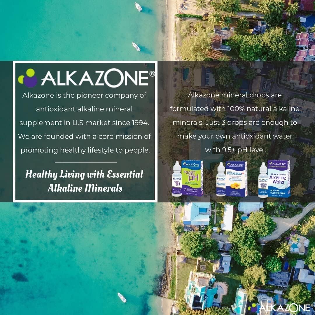 AlkaZone - Alkaline pH Booster Drops 1.25 fl oz (3-Pack)