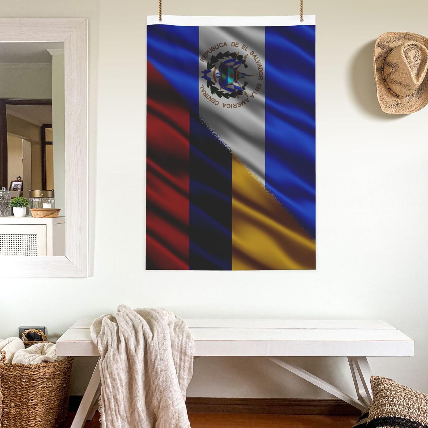 Nicaraguan Nicaragua And American Usa Flag 2x3 Ft Flags Double-Sided Printing Outdoor Indoor Decoration Country Flag 2x3 Foot Polyester Banner