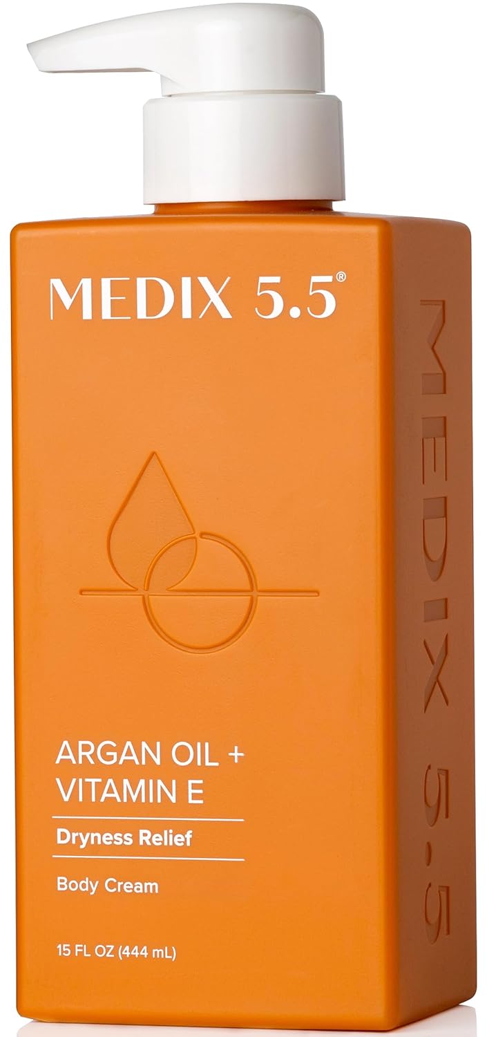 MEDIX 5.5 Collagen Cream Skin Care Face Lotion & Body Lotion For Dry Skin | Anti Aging Collagen Peptides Firming Cream Body Moisturizers Lifts, Firms, & Tightens For Younger Looking Skin, 15 Fl Oz