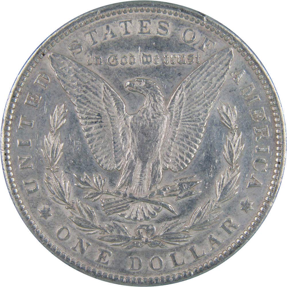 1889 Morgan Silver Dollar XF EF Extremely Fine $1 Coin Collectible | Collectible Coin: Morgan Dollar, 1889, Silver, Extremely Fine
