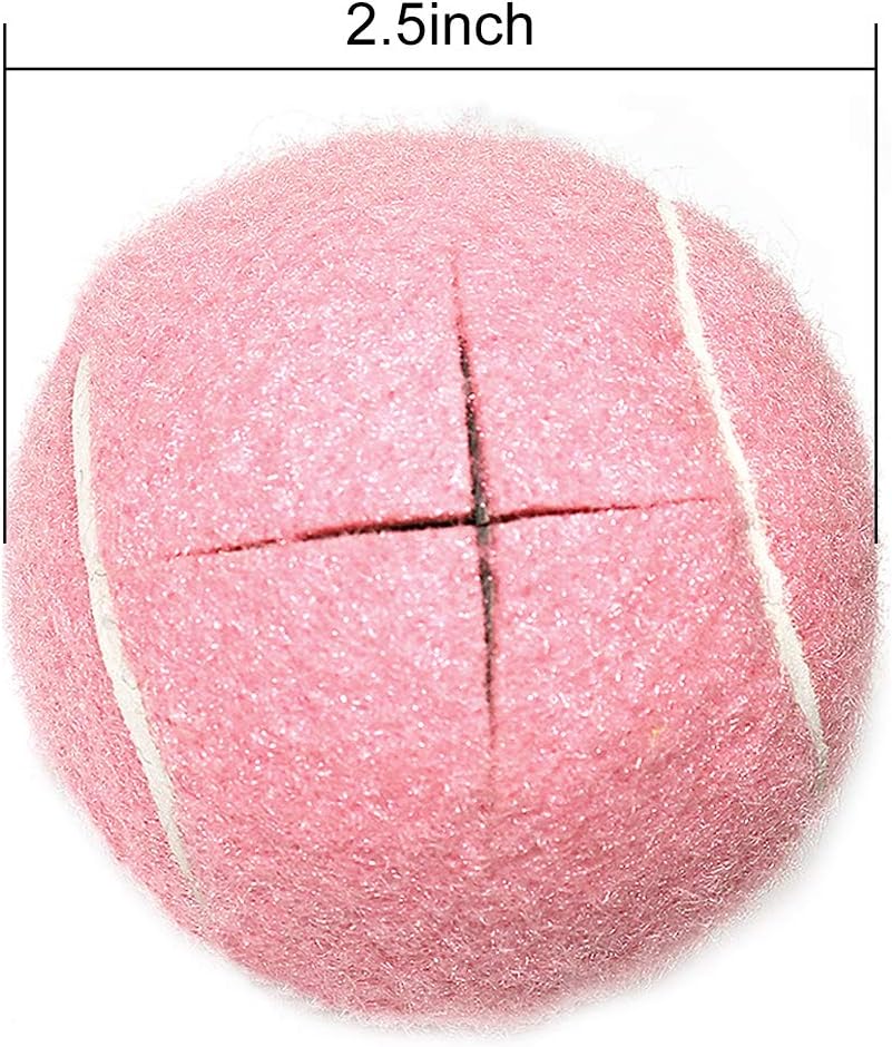 URBEST Walker Tennis Balls 4pcs Precut Heavy Duty Tennis Balls for Walkers