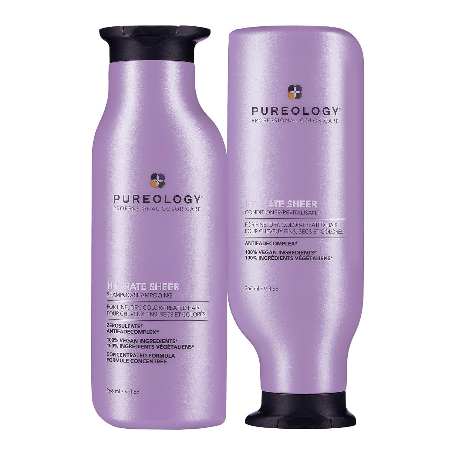 Pureology Hydrate Sheer Shampoo & Conditioner Set – For Fine Hair
